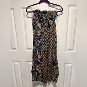 Chic Flowy Navy Floral Pants